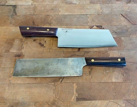 old and new knife no caption